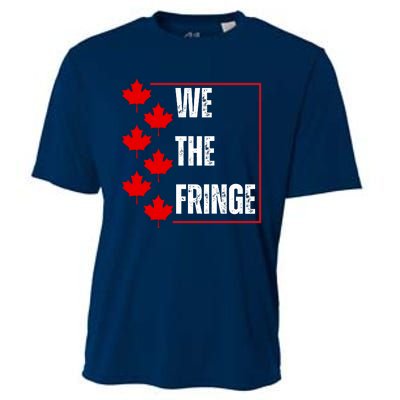 We The Fringe Canadian Leaf Flag Cooling Performance Crew T-Shirt