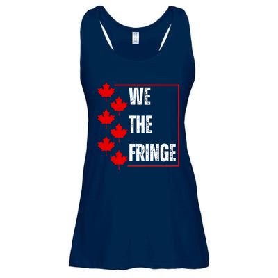 We The Fringe Canadian Leaf Flag Ladies Essential Flowy Tank