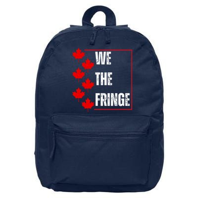 We The Fringe Canadian Leaf Flag 16 in Basic Backpack