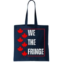 We The Fringe Canadian Leaf Flag Tote Bag