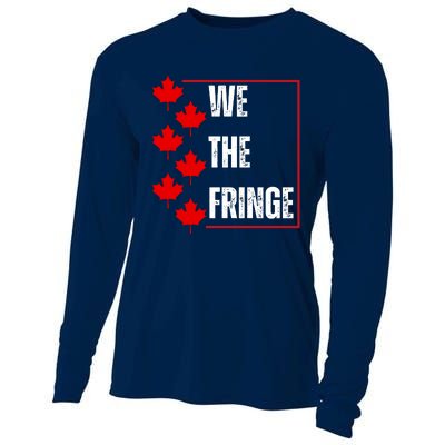 We The Fringe Canadian Leaf Flag Cooling Performance Long Sleeve Crew