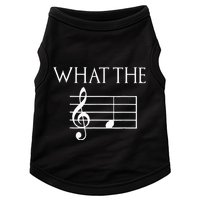 What The F Musical Note Doggie Tank