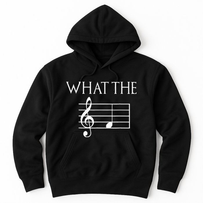 What The F Musical Note Hoodie