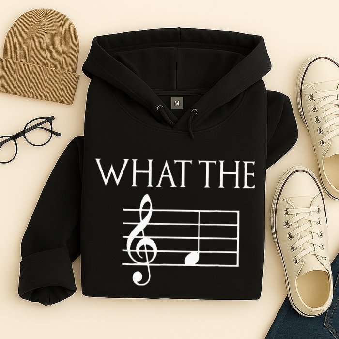 What The F Musical Note Hoodie