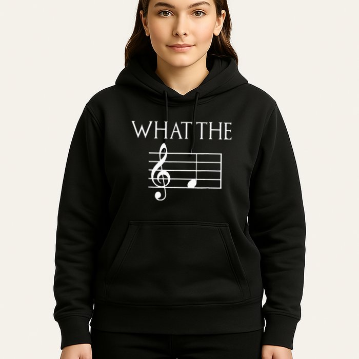 What The F Musical Note Hoodie