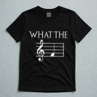 What The F Musical Note T-Shirt