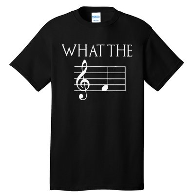 What The F Musical Note Tall T-Shirt