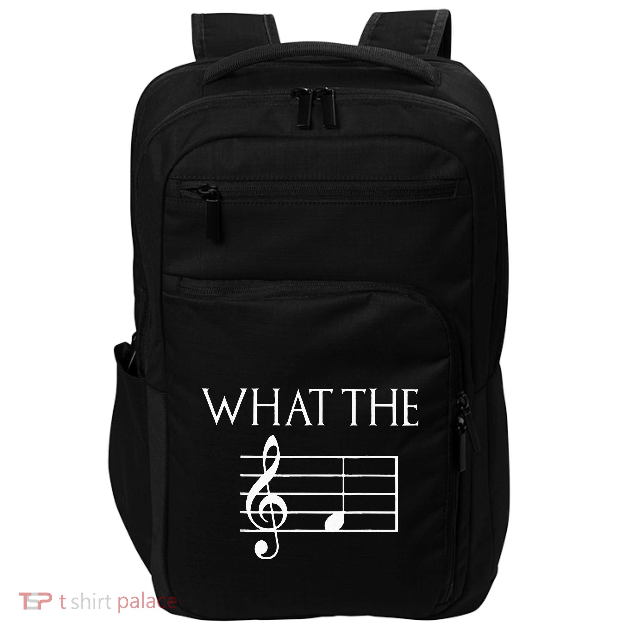 What The F Musical Note Impact Tech Backpack