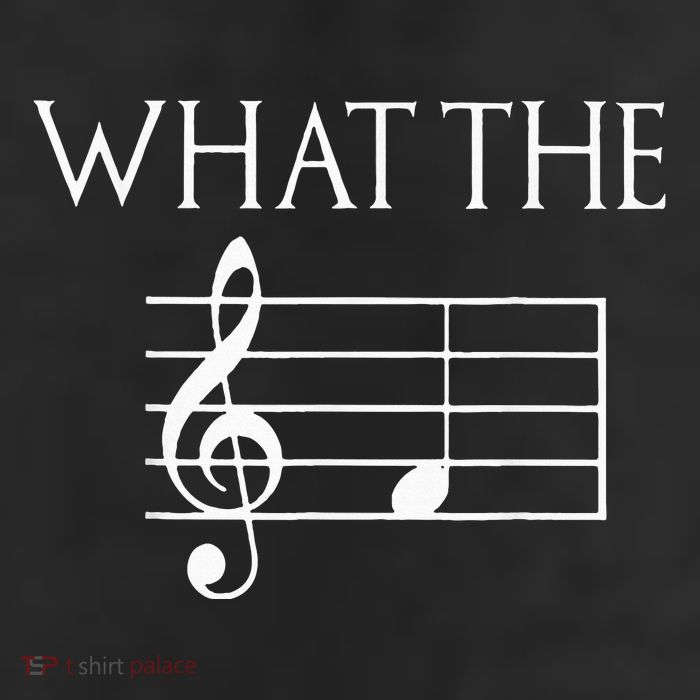 What The F Musical Note 11oz C Handle Ceramic Mug