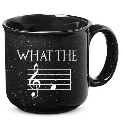 What The F Musical Note 15oz Campfire Ceramic Mug
