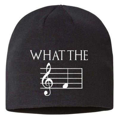 What The F Musical Note Sustainable Beanie