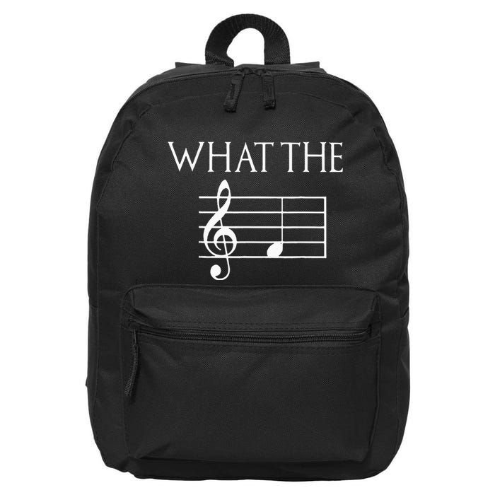 What The F Musical Note 16 in Basic Backpack