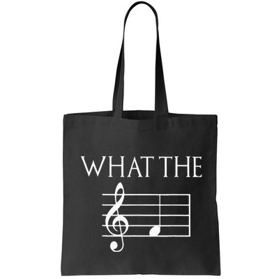 What The F Musical Note Bag