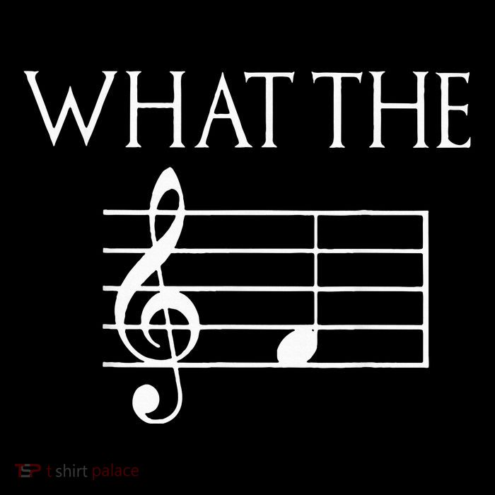 What The F Musical Note Bag
