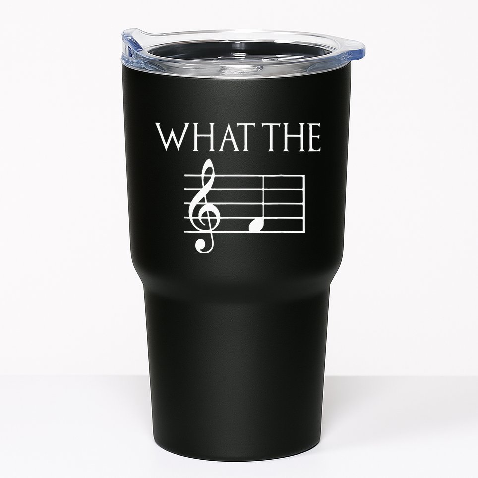 What The F Musical Note Tumbler
