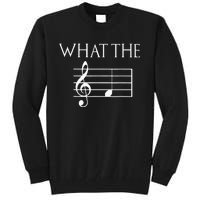 What The F Musical Note Tall Sweatshirt