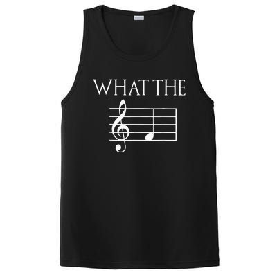 What The F Musical Note PosiCharge Competitor Tank