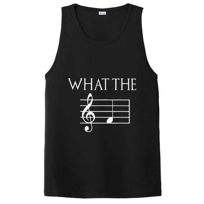 What The F Musical Note PosiCharge Competitor Tank