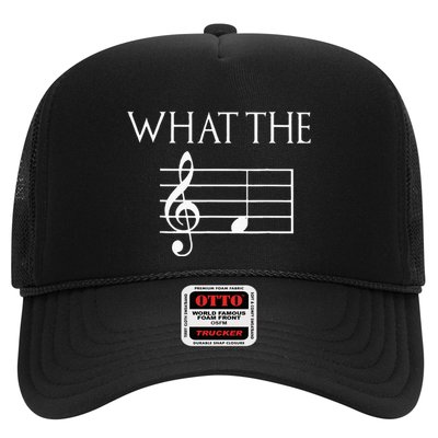 What The F Musical Note Trucker Hat