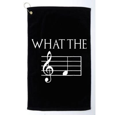 What The F Musical Note Golf Towel