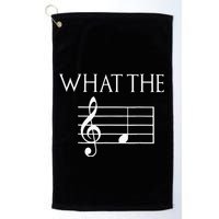 What The F Musical Note Golf Towel