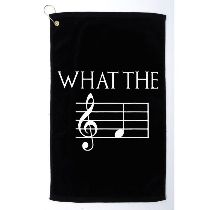 What The F Musical Note Golf Towel