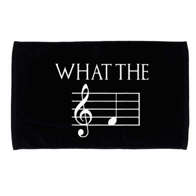 What The F Musical Note Microfiber Hand Towel