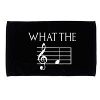 What The F Musical Note Microfiber Hand Towel
