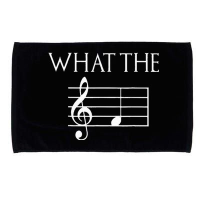 What The F Musical Note Microfiber Hand Towel