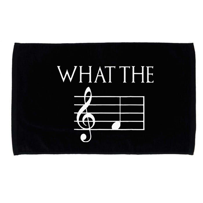 What The F Musical Note Microfiber Hand Towel