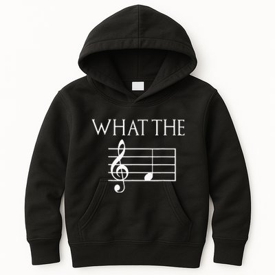 What The F Musical Note Kids Hoodie
