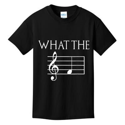 What The F Musical Note Kids T-Shirt