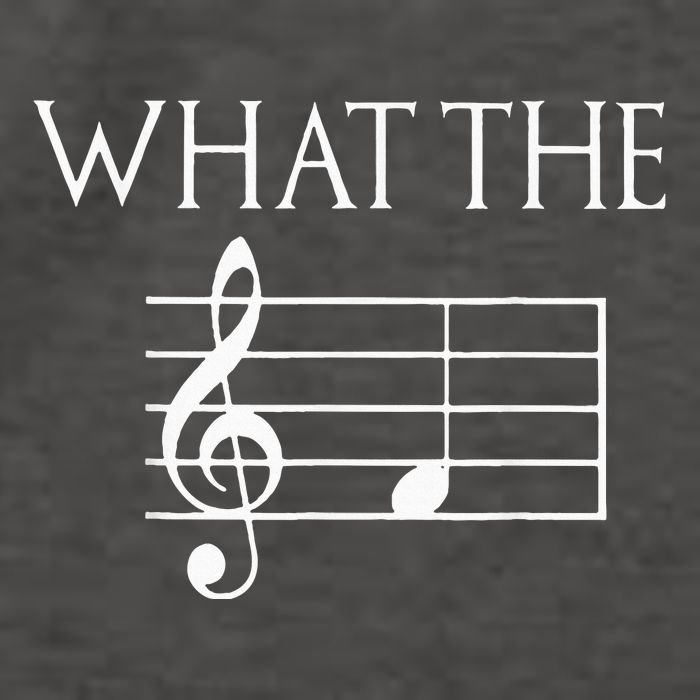 What The F Musical Note Vector Backpack