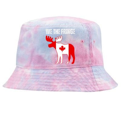 We The Fringe Funny Meme Truckers Tie-Dyed Bucket Hat