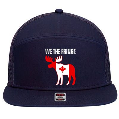 We The Fringe Funny Meme Truckers 7 Panel Mesh Trucker Snapback Hat