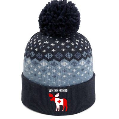 We The Fringe Funny Meme Truckers The Baniff Cuffed Pom Beanie