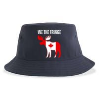 We The Fringe Funny Meme Truckers Sustainable Bucket Hat