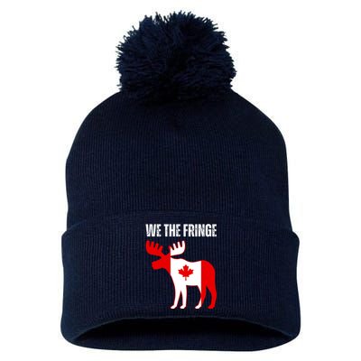 We The Fringe Funny Meme Truckers Pom Pom 12in Knit Beanie