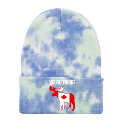 We The Fringe Funny Meme Truckers Tie Dye 12in Knit Beanie