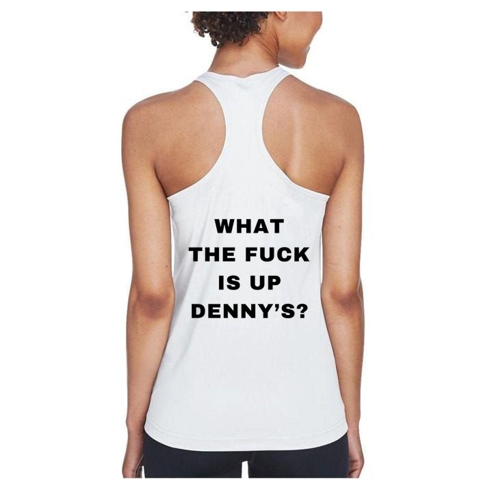 What The Fuck Is Up Denny’S Womens Tank Top