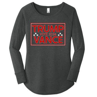 Wanted Trump For President Trump Mug Shot Never Surrender Women's Perfect Tri Tunic Long Sleeve Shirt