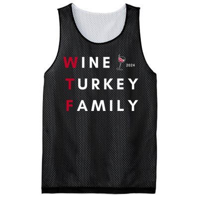 Wine Turkey Family Thanksgiving Mesh Reversible Basketball Jersey Tank