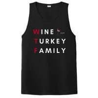 Wine Turkey Family Thanksgiving PosiCharge Competitor Tank