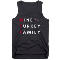 Wine Turkey Family Thanksgiving Tank Top