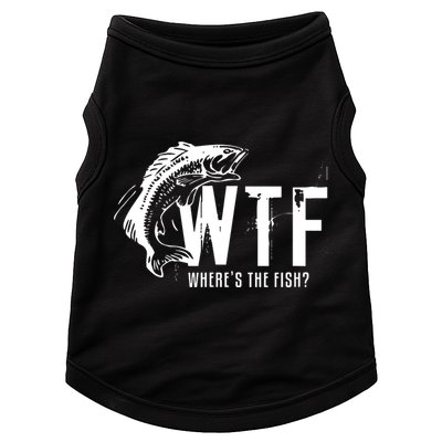 Wheres The Fish Wtf Meaning Funny Fishing Doggie Tank