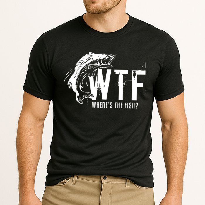 Wheres The Fish Wtf Meaning Funny Fishing Performance Shirt