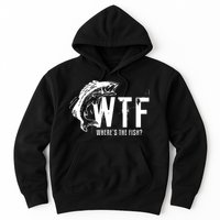 Wheres The Fish Wtf Meaning Funny Fishing Hoodie