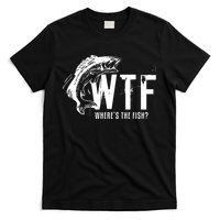 Wheres The Fish Wtf Meaning Funny Fishing T-Shirt