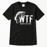 Wheres The Fish Wtf Meaning Funny Fishing Tall T-Shirt