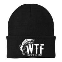 Wheres The Fish Wtf Meaning Funny Fishing Beanie